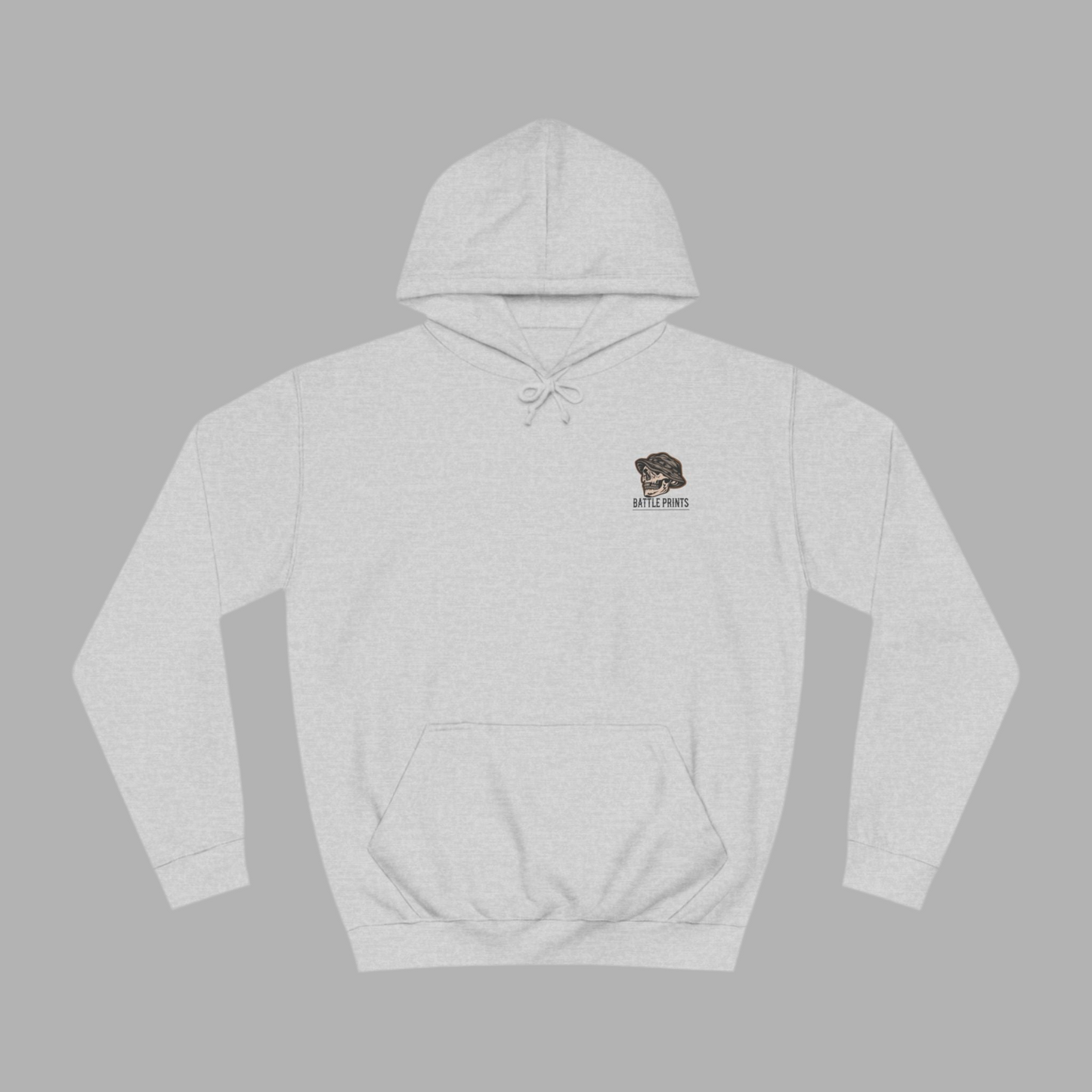 Battle Prints Logo Hoodie Grey