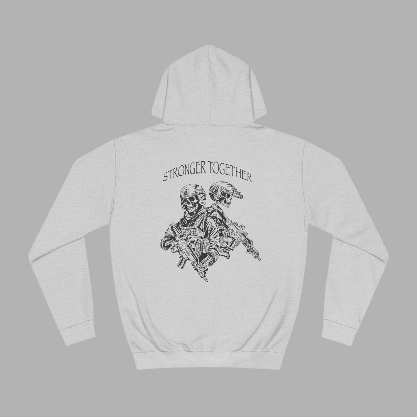 Stronger Together Hoodie Grey