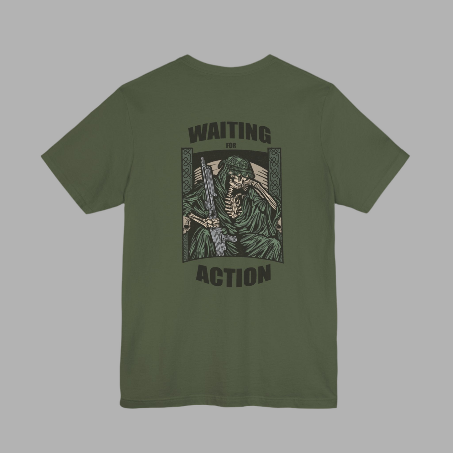 Waiting for Action T-Shirt Brown/Olive