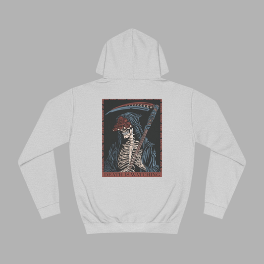 Death is Watching Hoodie Grey