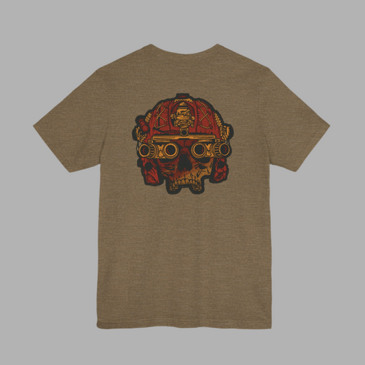 Skull Germany Colors T-Shirt Brown/Olive