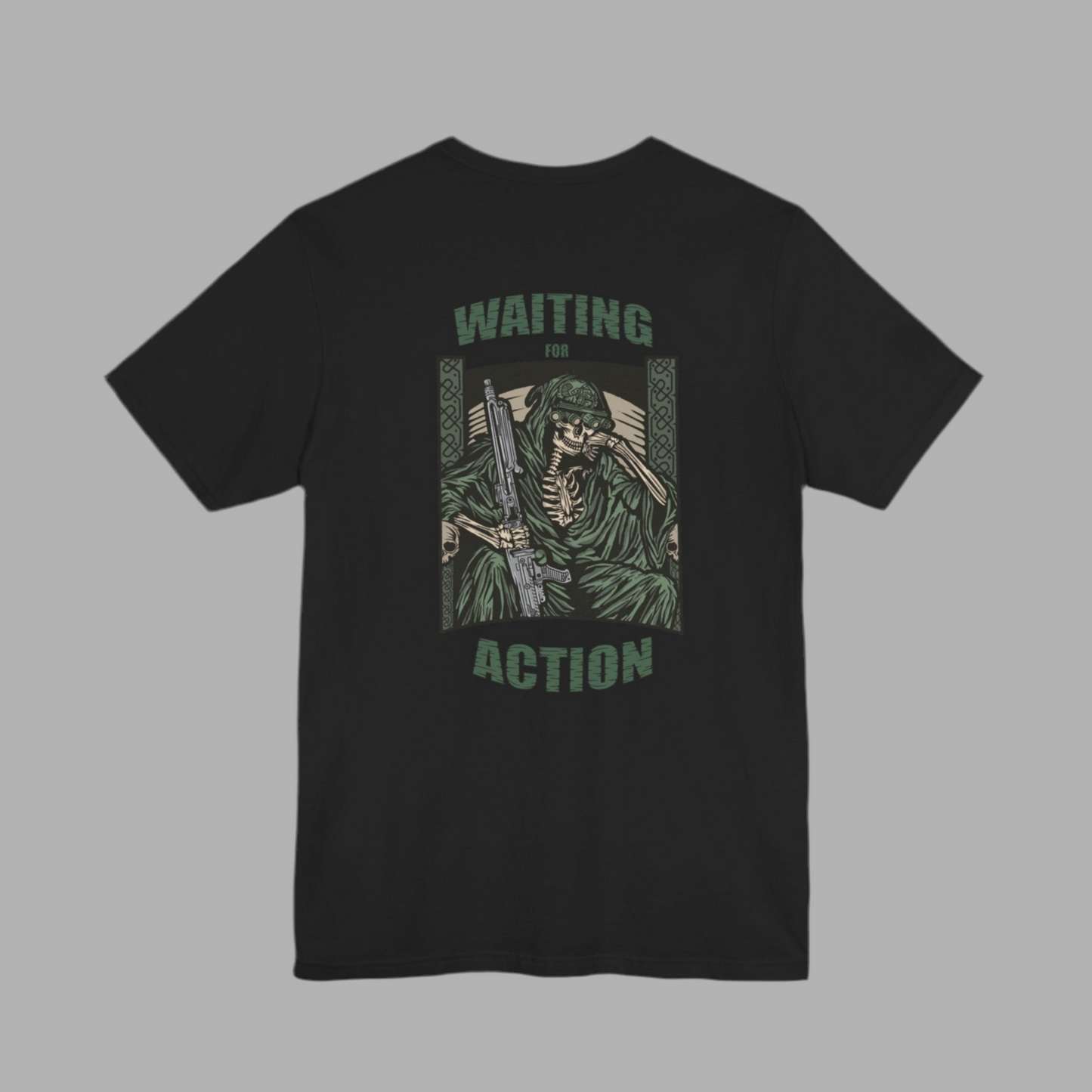 Waiting For Action T-Shirt Black