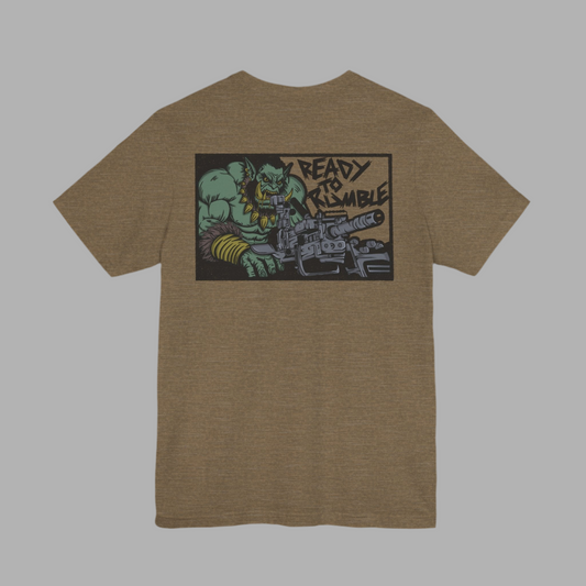 Ready to Rumble T-Shirt Brown/Olive