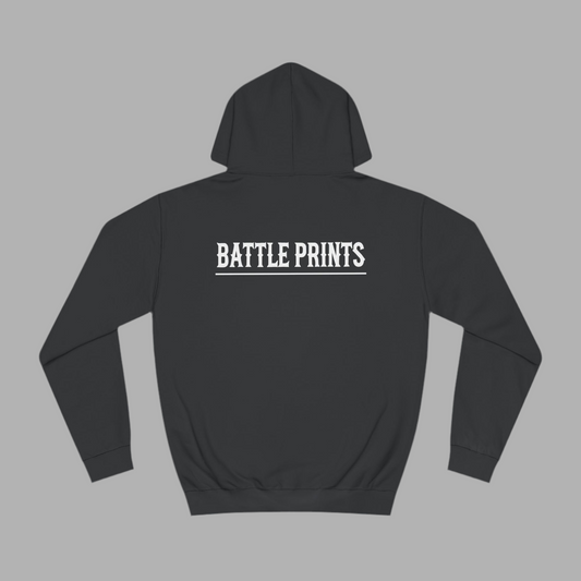 Battle Prints Logo Hoodie Black